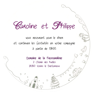 faire-parts, cartes de visites