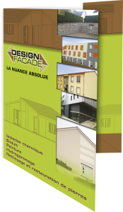 Dépliants commerciaux, chemises